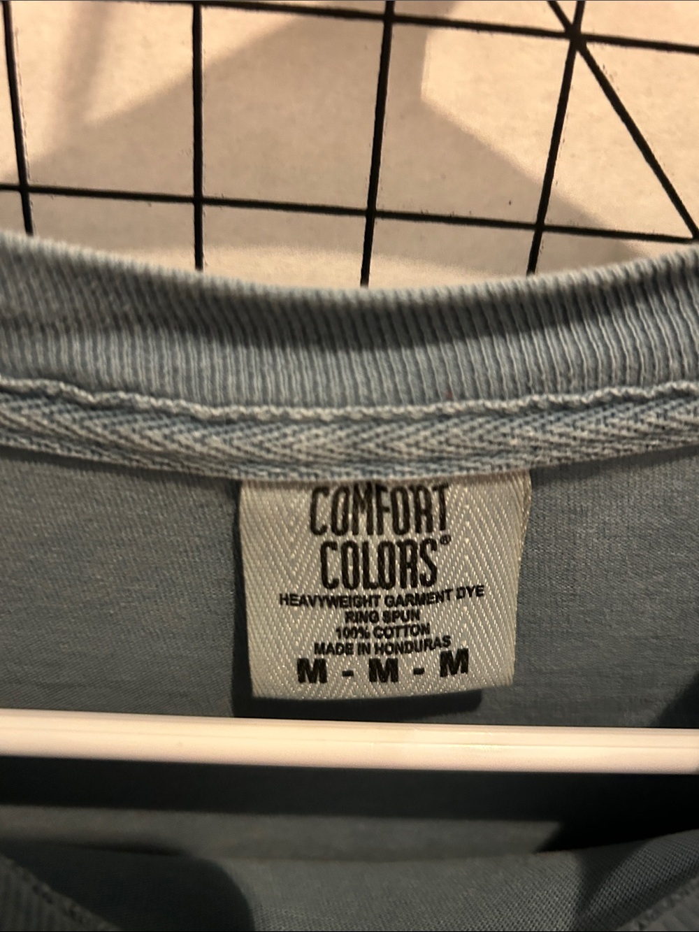 Comfort Colors Men’s Short Sleeve Tee in Faded Teal Blue “Not of this World” - Picture 4 of 5